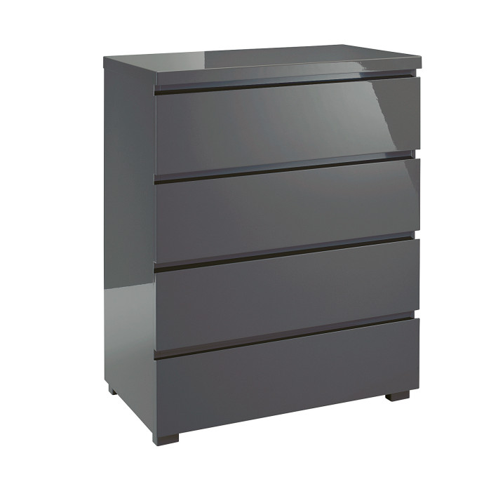 Puro 4 Drawer Chest Charcoal Puro 4 Drawer Chest Charcoal