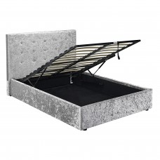 Rimini 4.6 Double Bed Silver
