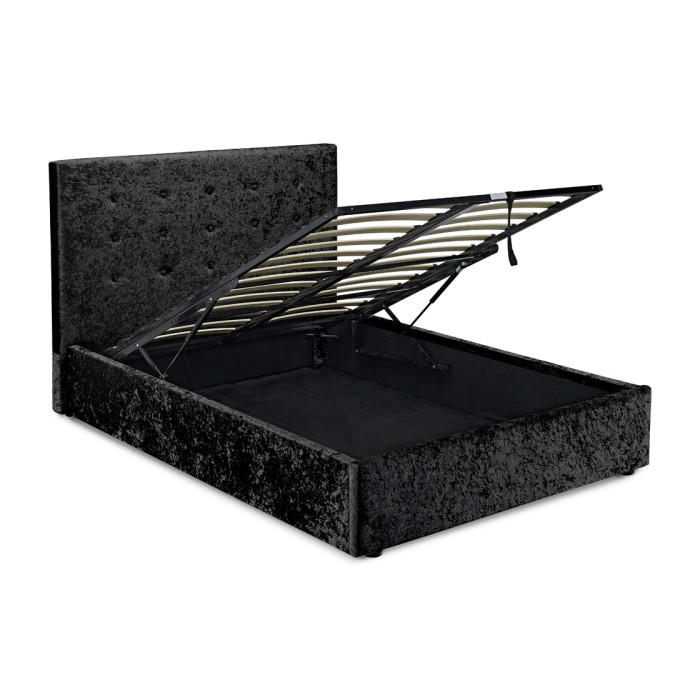 Rimini 5.0 Kingsize Bed Black Rimini 5.0 Kingsize Bed Black