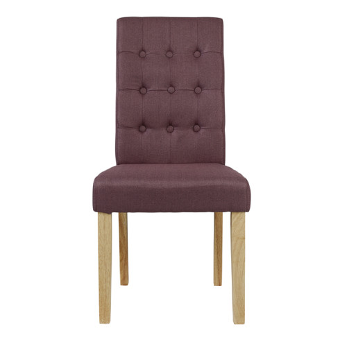 Roma Chair Plum (Pack of 2)