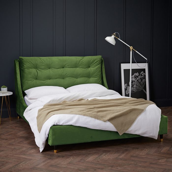 Sloane Green Double Bed