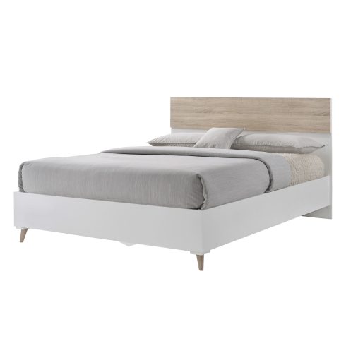 Stockholm 5.0 Kingsize Bed White-Oak Stockholm 5.0 Kingsize Bed White-Oak