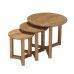 Stow Nest Of Tables Oak Stow Nest Of Tables Oak