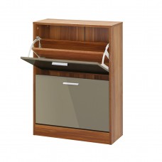 Strand 2 Drawer Shoe Storage Grey