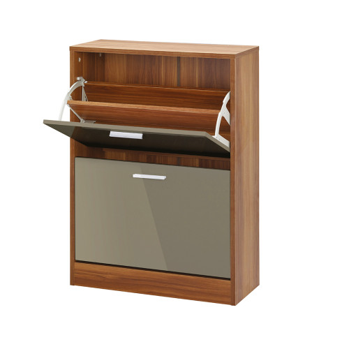 Strand 2 Drawer Shoe Storage Grey