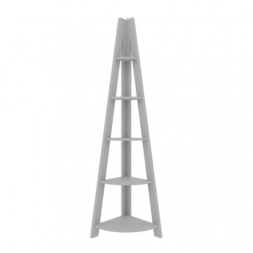Tiva Corner Ladder Shelving Grey