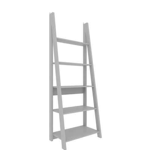 Tiva Ladder Bookcase Grey