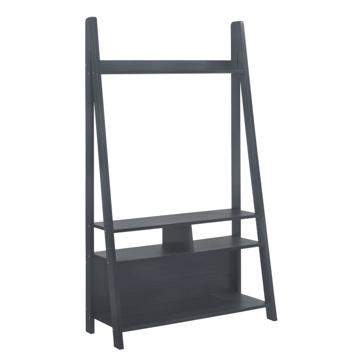 Tiva Ladder TV Unit Black Tiva Ladder TV Unit Black