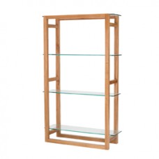 Tribeca Bookcase White Oak