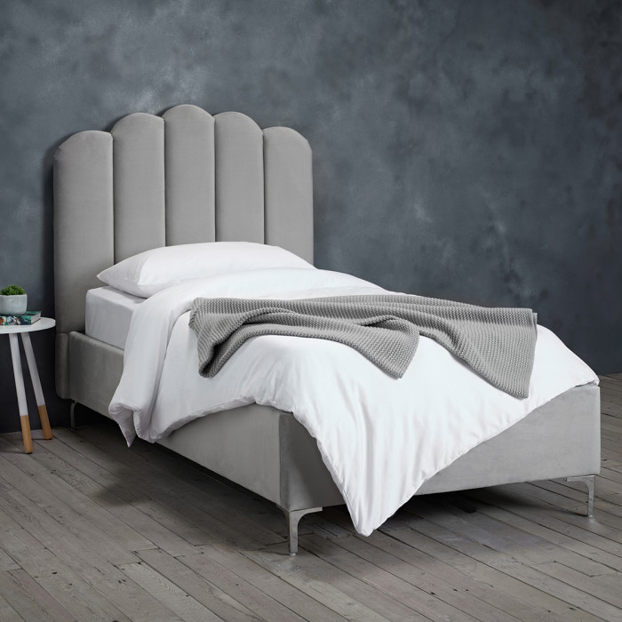 Willow Single Bed Silver Willow Single Bed Silver