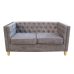 York 2 Seater Sofa Grey York 2 Seater Sofa Grey